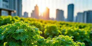 Singapore urban farm supplying fresh produce to local restaurants